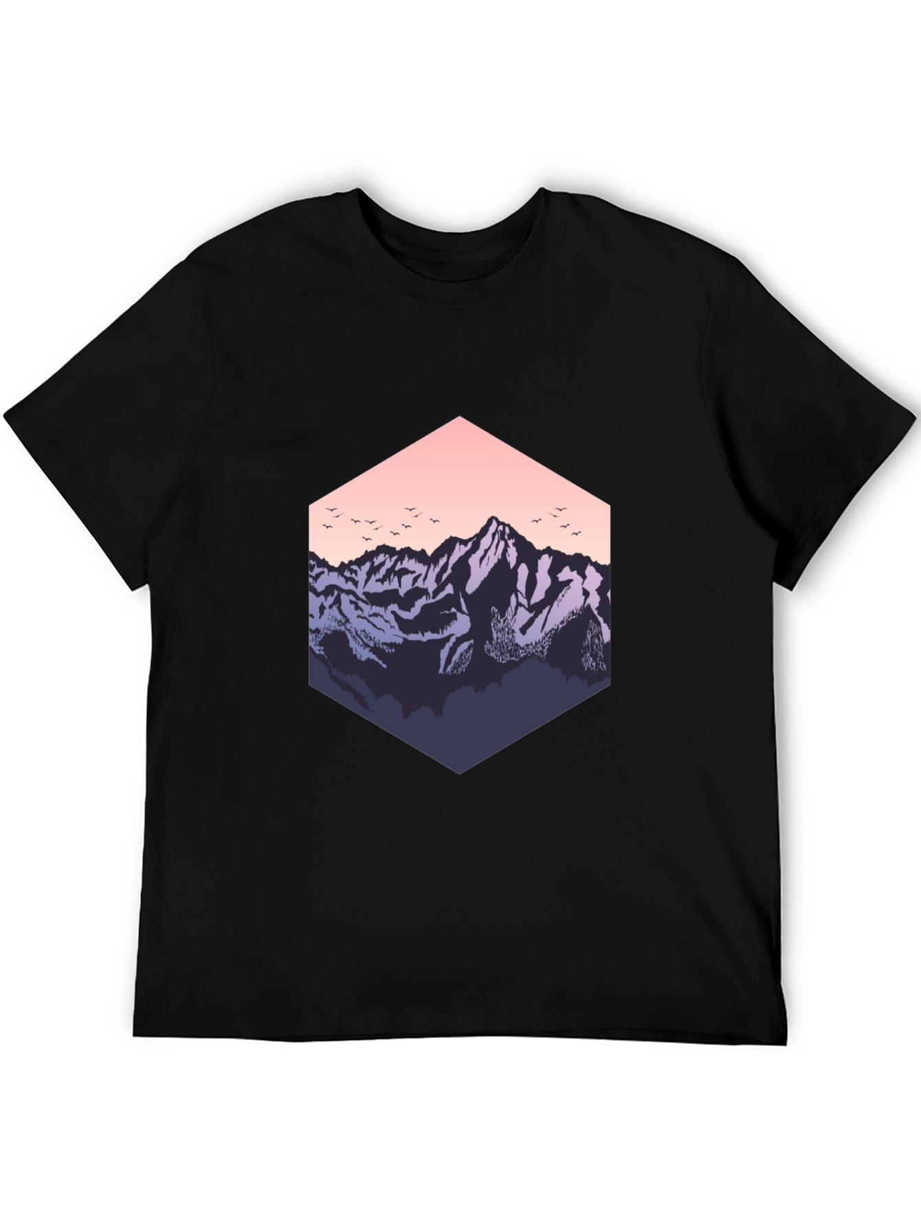 Mountain Hex T-Shirt - Nature Inspired Graphic Tee