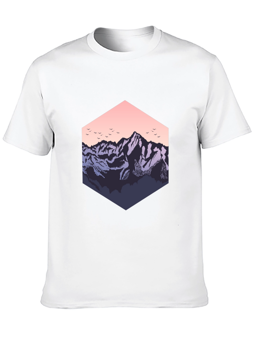 Mountain Hex T-Shirt - Nature Inspired Graphic Tee