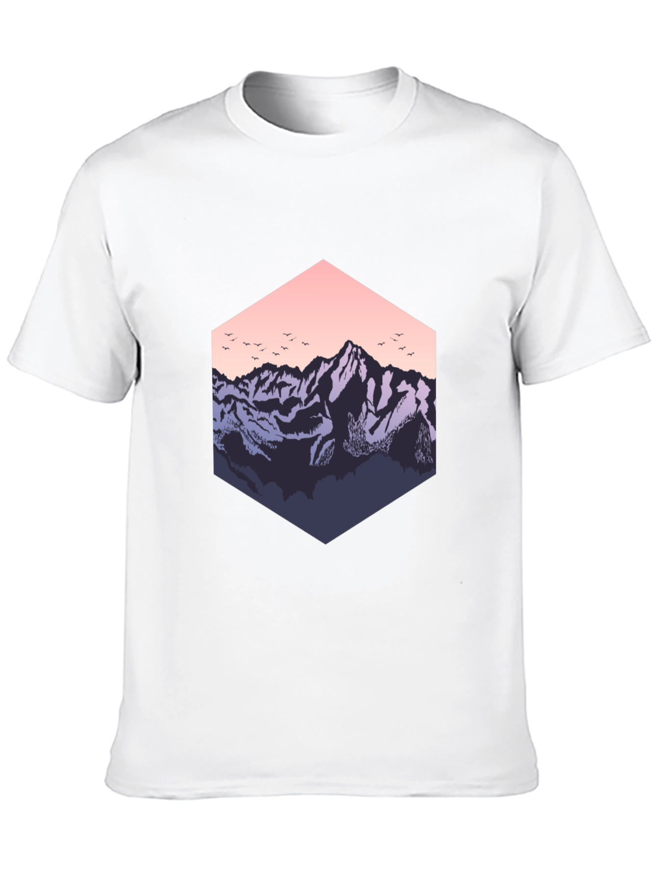 Mountain Hex T-Shirt - Nature Inspired Graphic Tee
