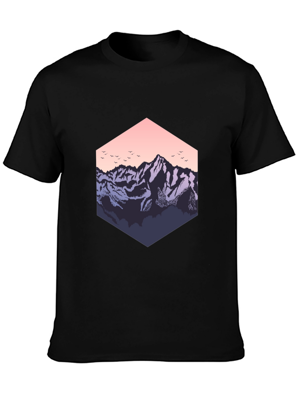 Mountain Hex T-Shirt - Nature Inspired Graphic Tee