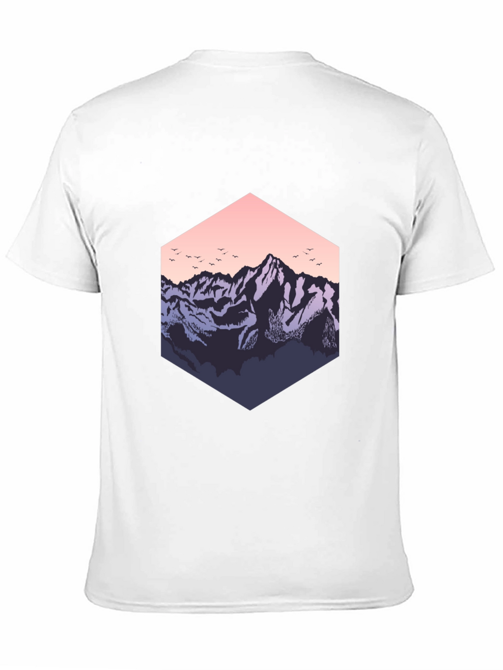 Mountain Hex T-Shirt - Nature Inspired Graphic Tee