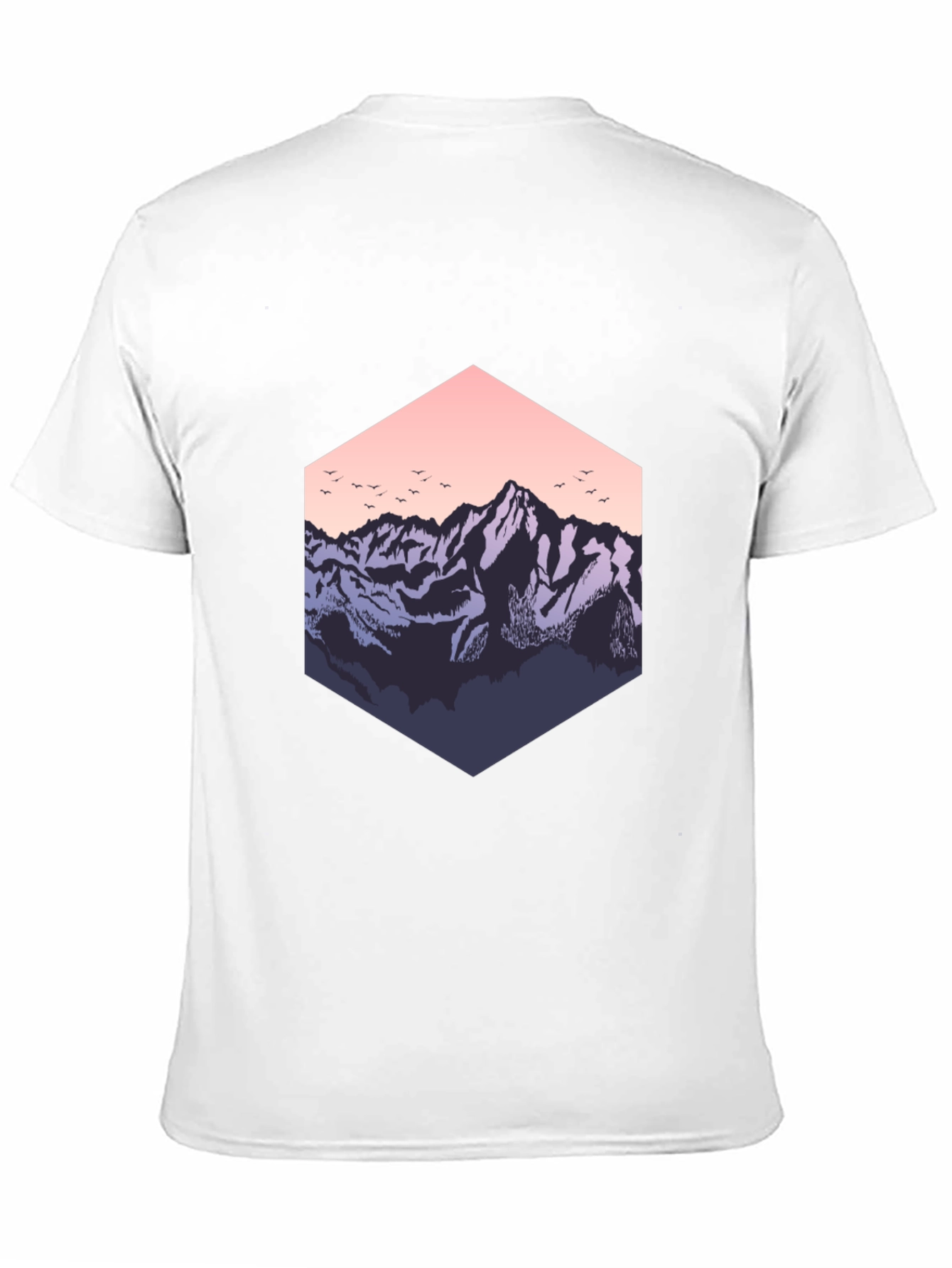 Mountain Hex T-Shirt - Nature Inspired Graphic Tee