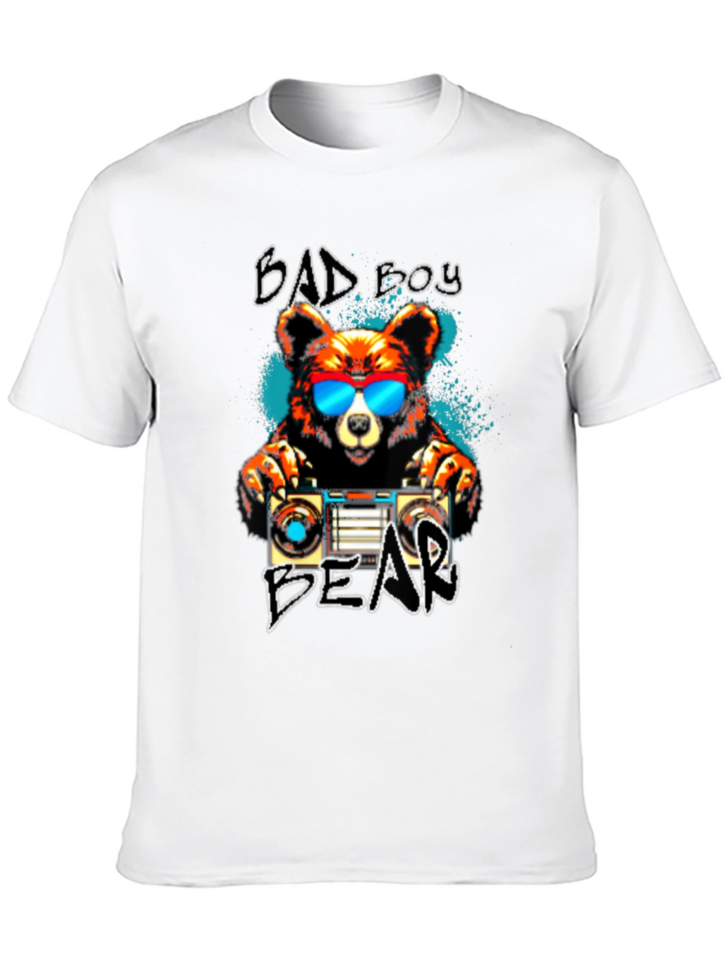 Bad Boy Bear T-Shirt - Cool Graphic Tee