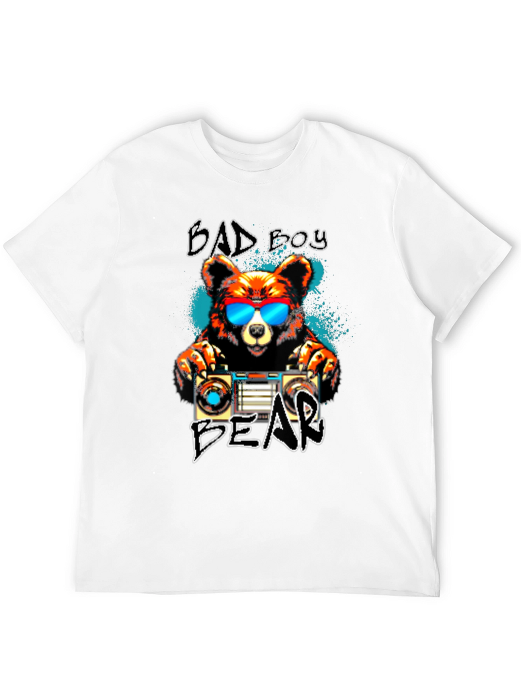 Bad Boy Bear T-Shirt - Cool Graphic Tee