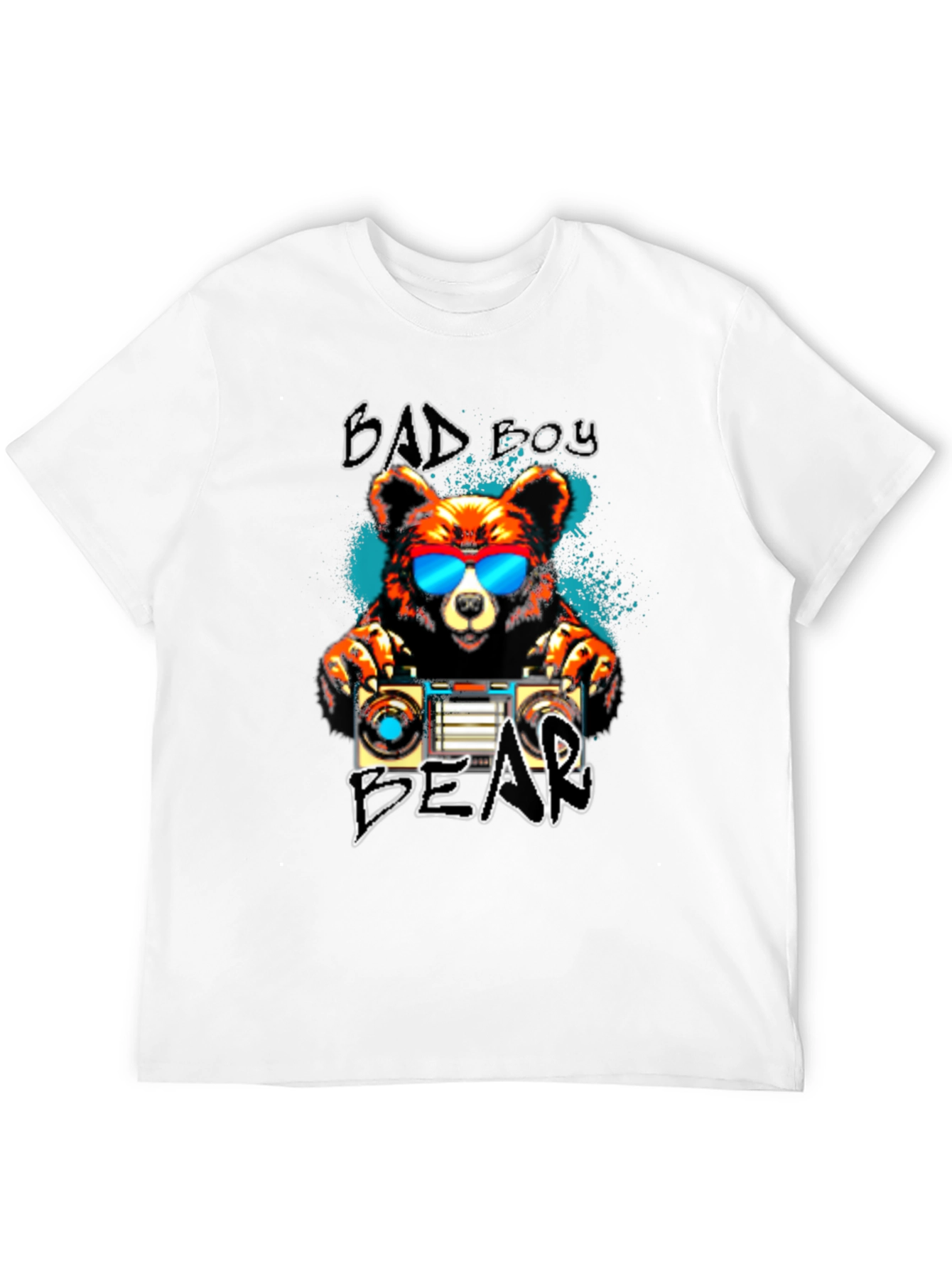 Bad Boy Bear T-Shirt - Cool Graphic Tee