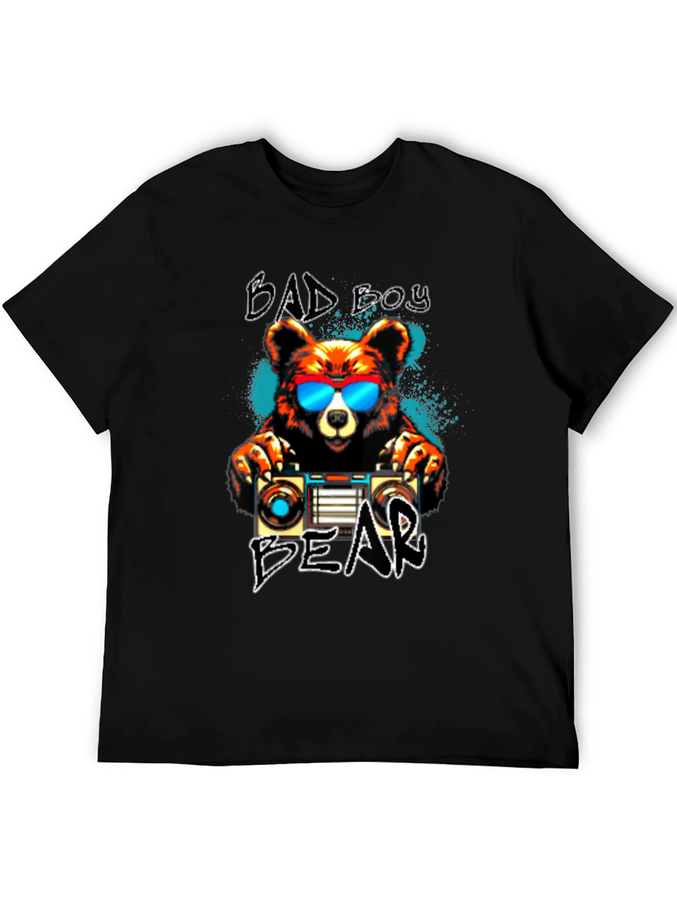 Bad Boy Bear T-Shirt - Cool Graphic Tee