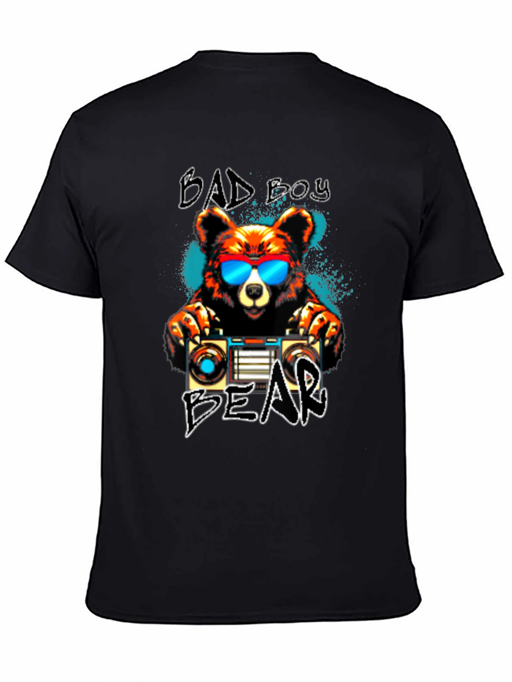 Bad Boy Bear T-Shirt - Cool Graphic Tee