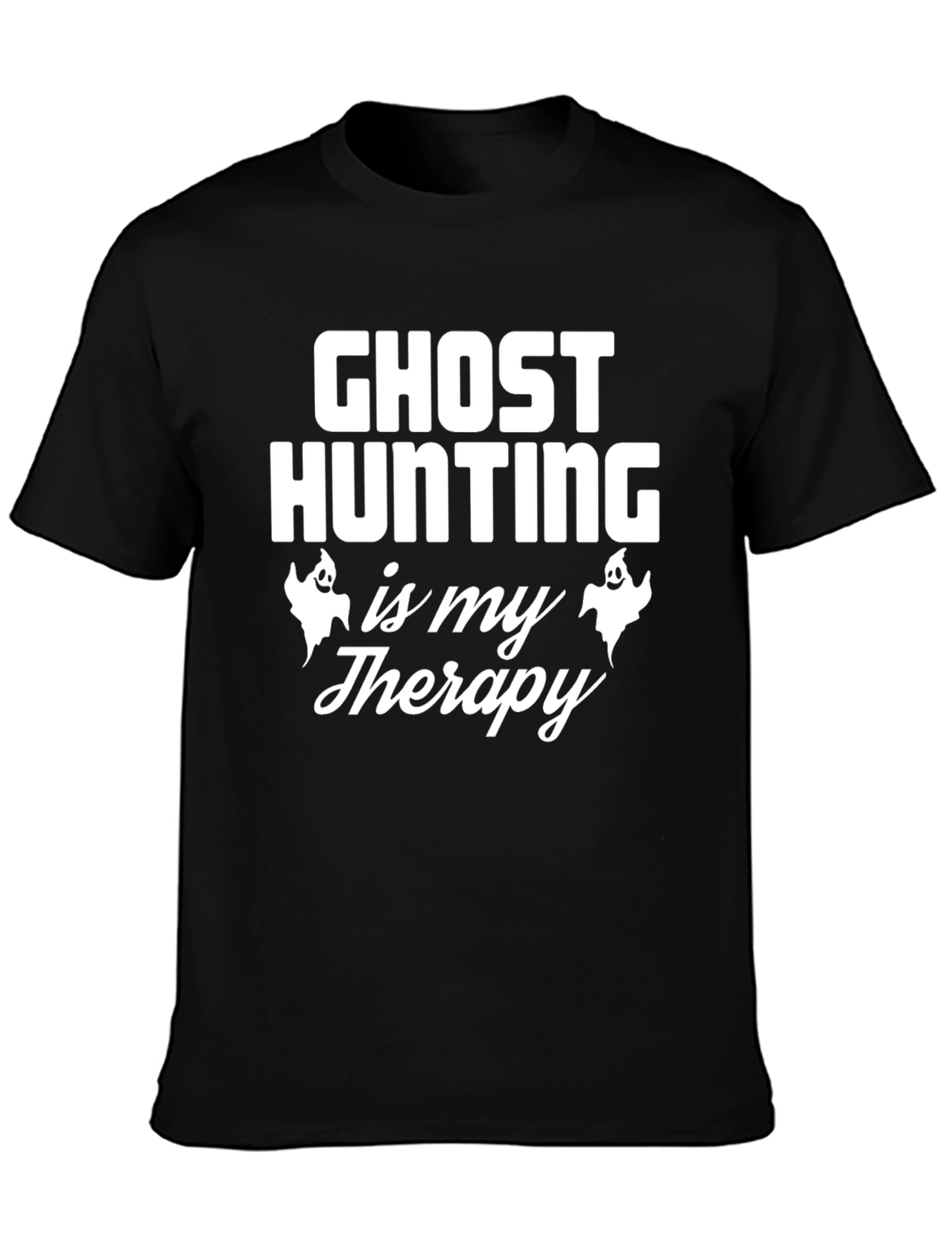 Ghost Hunting Therapy T-Shirt - Spooky Season Apparel