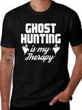 Ghost Hunting Therapy T-Shirt - Spooky Season Apparel