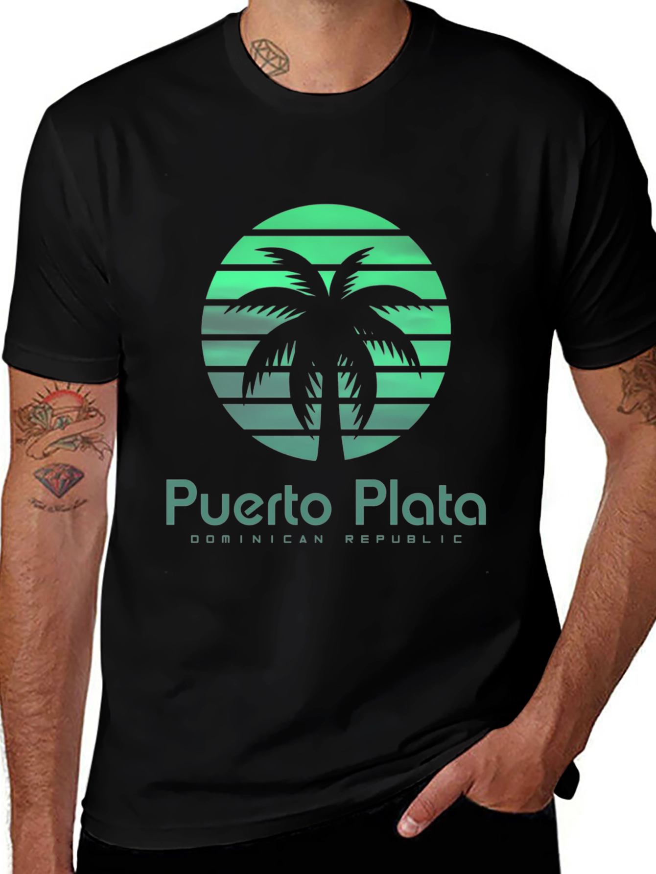 Puerto Plata Dominican Republic Palm T-Shirt