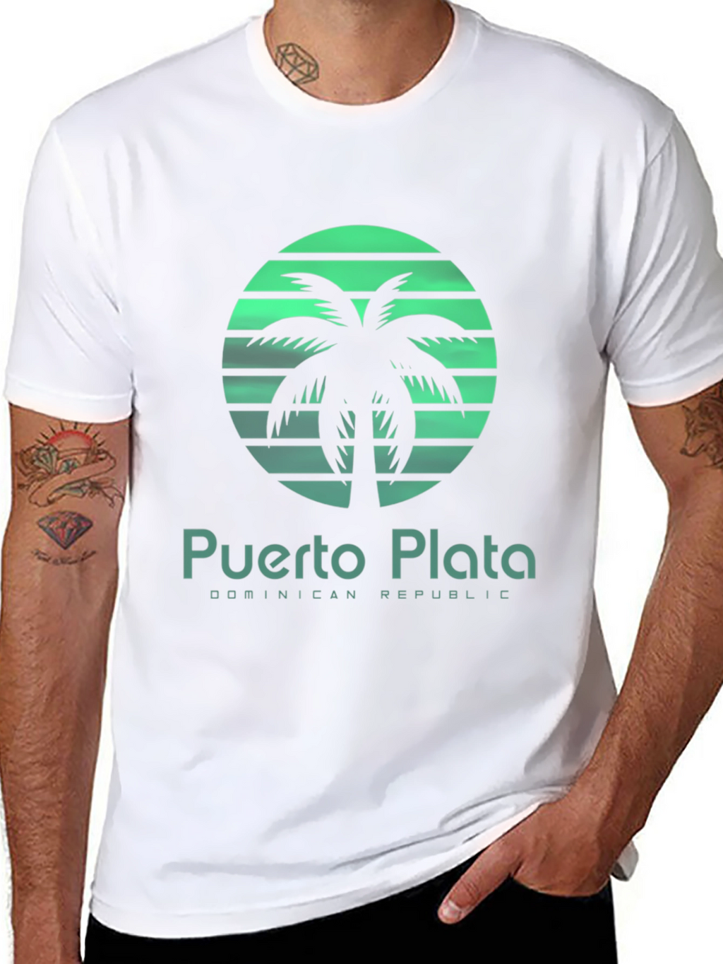 Puerto Plata Dominican Republic Palm T-Shirt