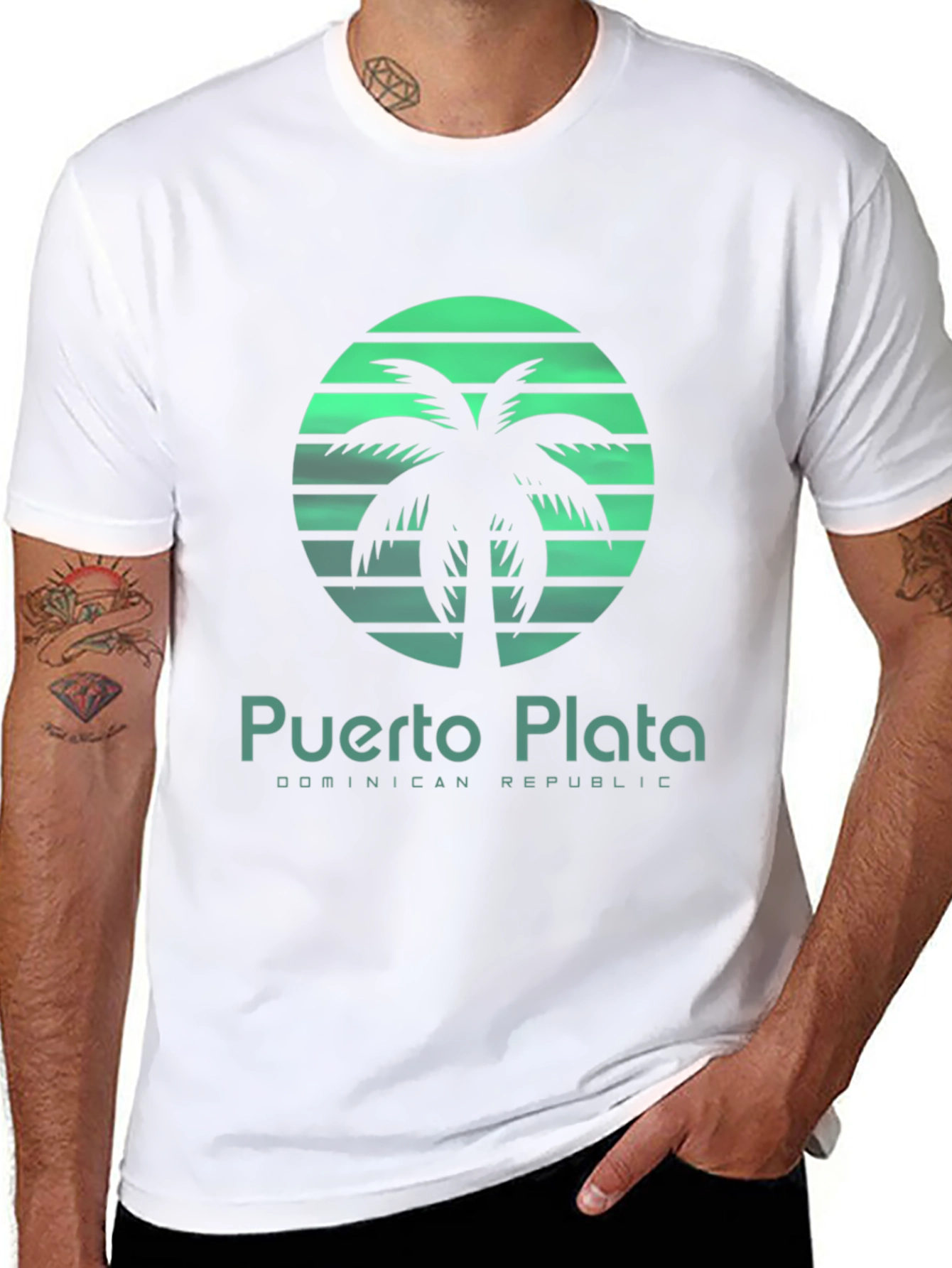 Puerto Plata Dominican Republic Palm T-Shirt
