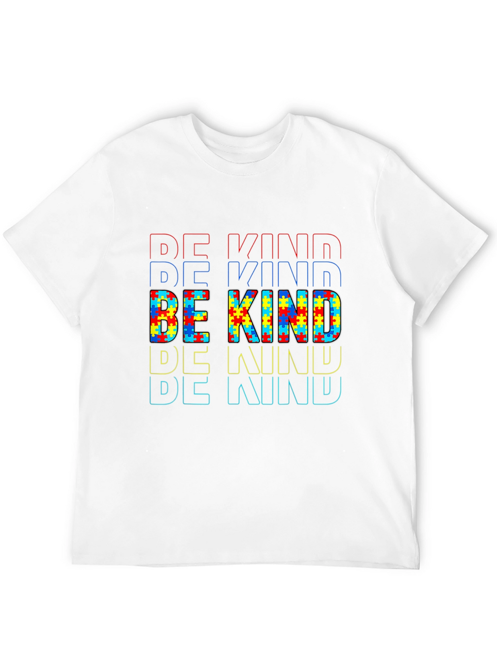 Be Kind Autism Awareness Graphic T-Shirt