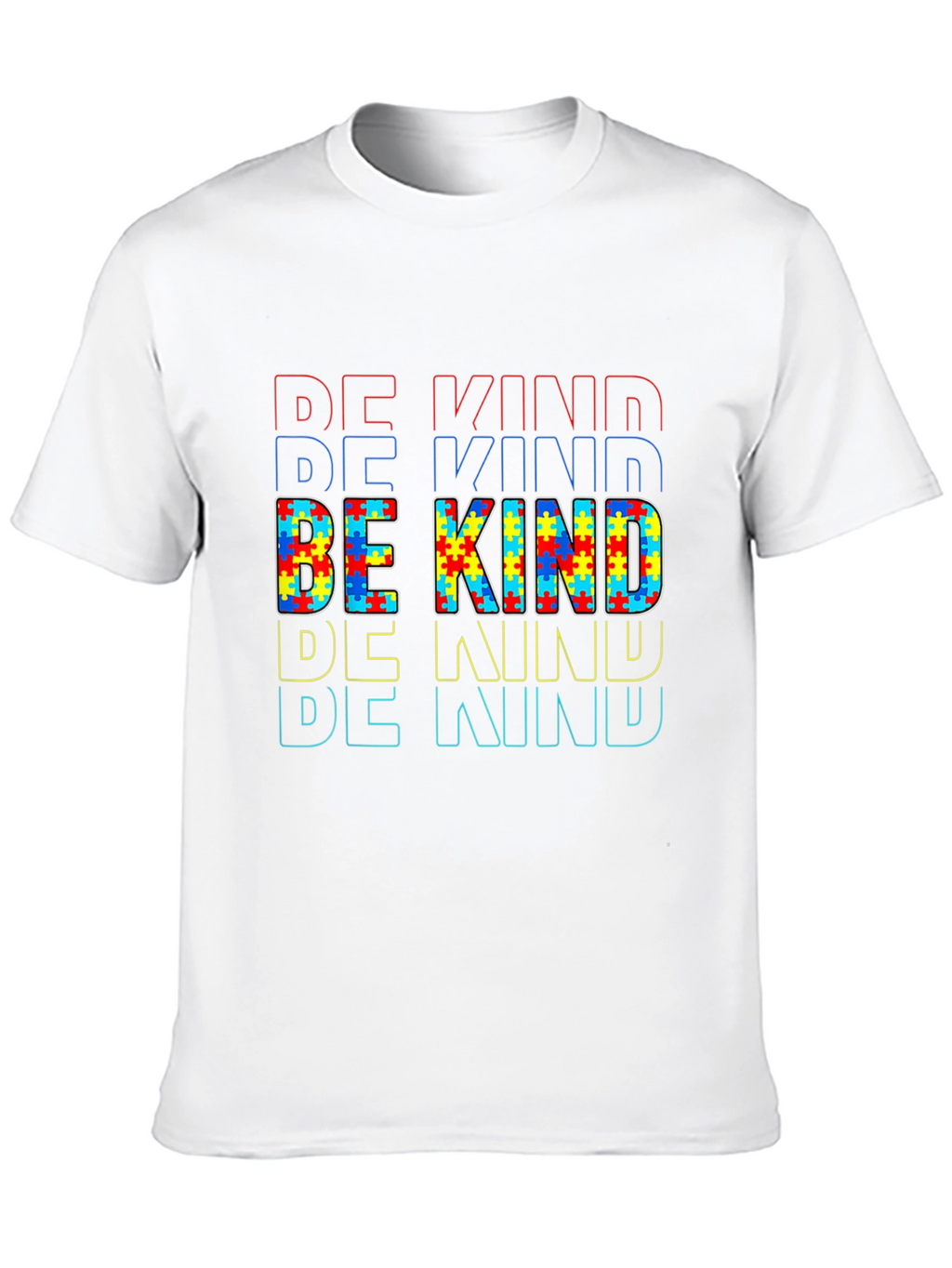 Be Kind Autism Awareness Graphic T-Shirt