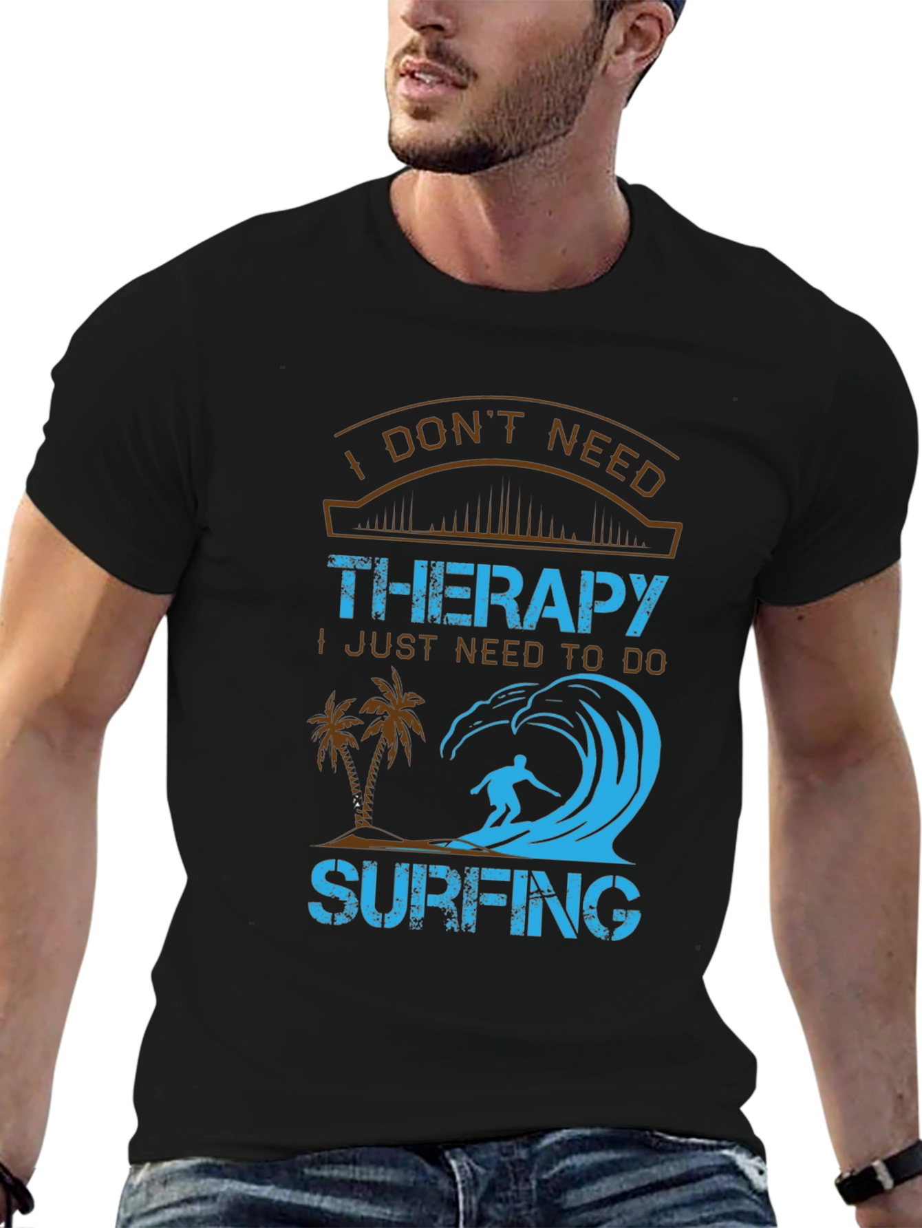 Surfing Therapy Graphic Tee