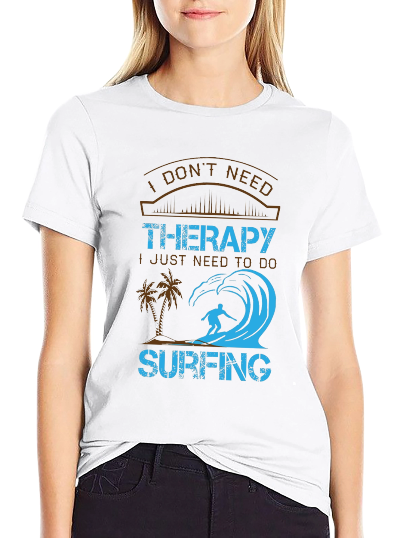 Surfing Therapy Graphic Tee
