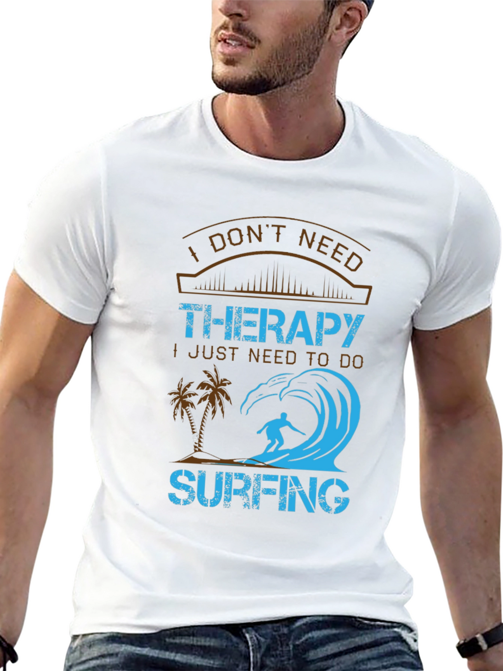 Surfing Therapy Graphic Tee