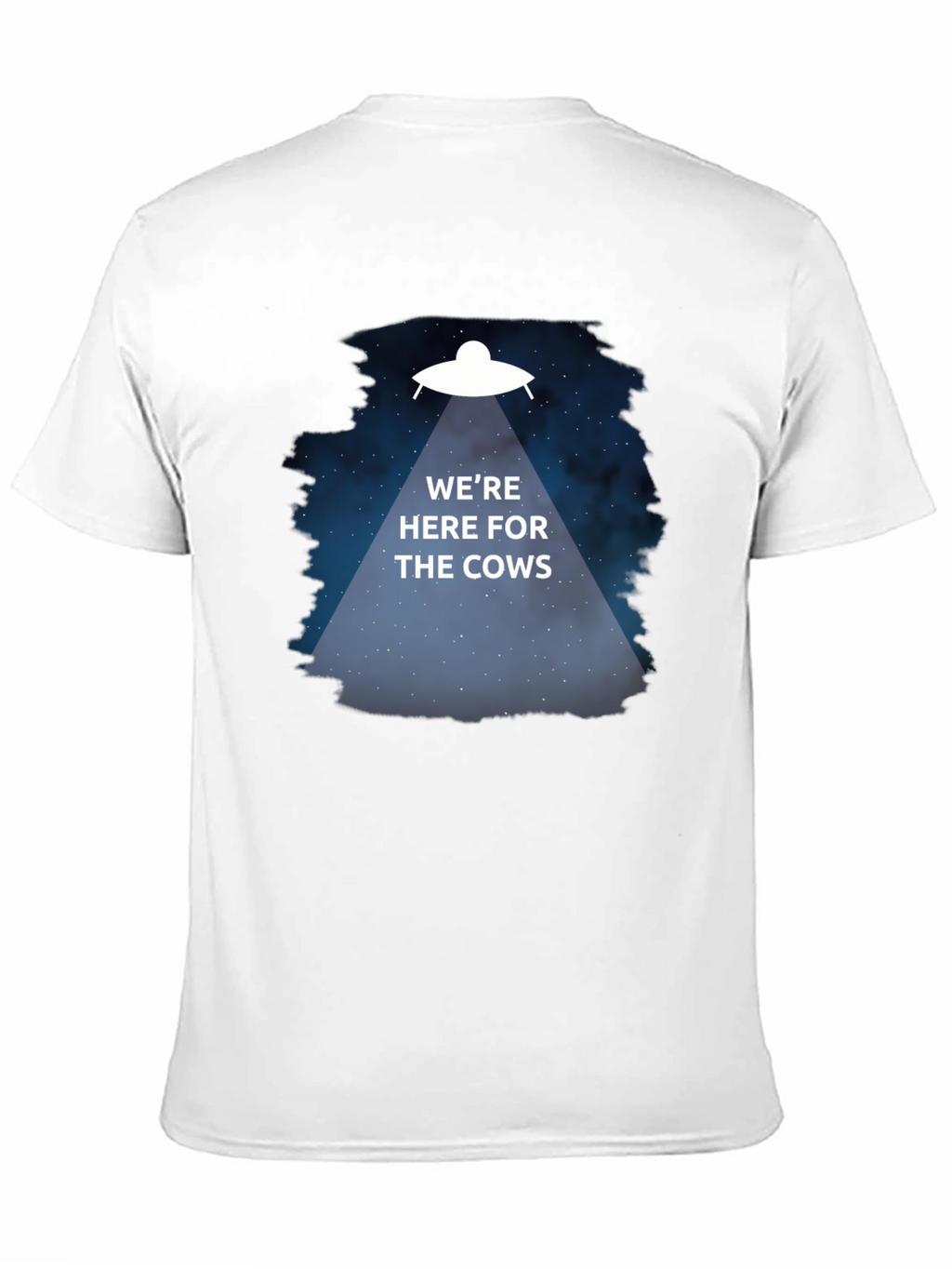 Were Here for the Cows T-Shirt Alien Abduction