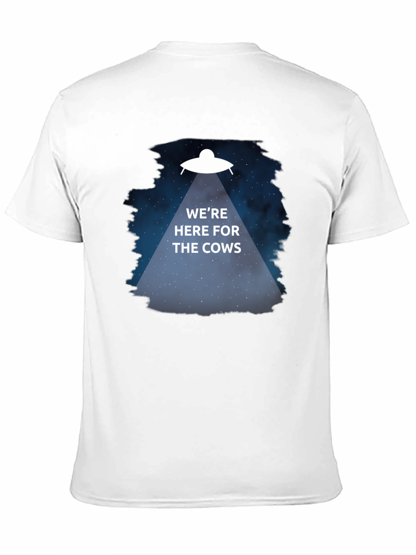 Were Here for the Cows T-Shirt Alien Abduction