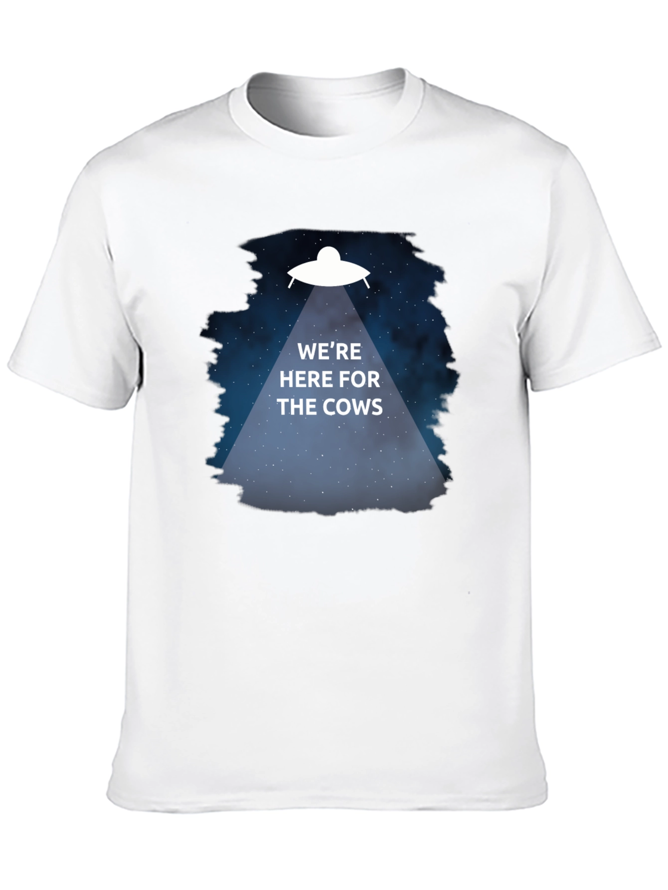 Were Here for the Cows T-Shirt Alien Abduction