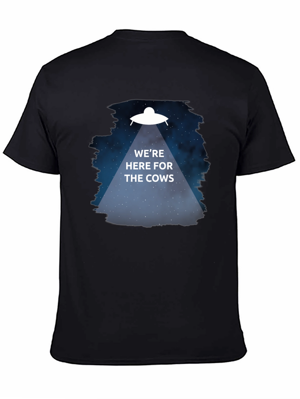 Were Here for the Cows T-Shirt Alien Abduction