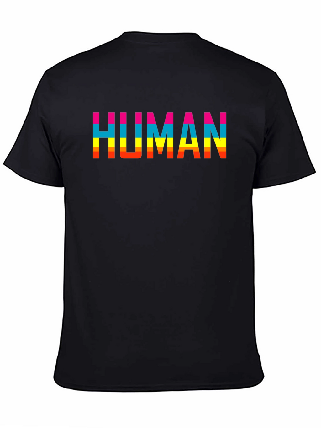 HUMAN Pride T-Shirt - Black Short Sleeve Tee