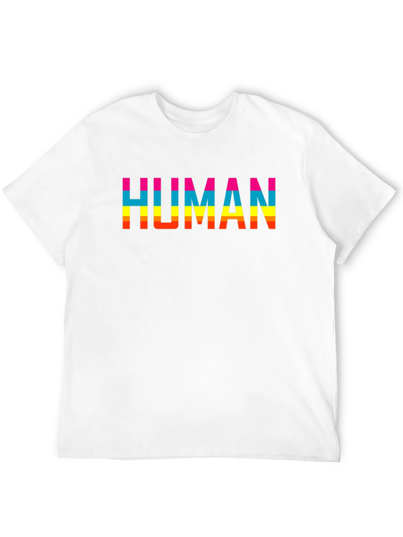 HUMAN Pride T-Shirt - Black Short Sleeve Tee