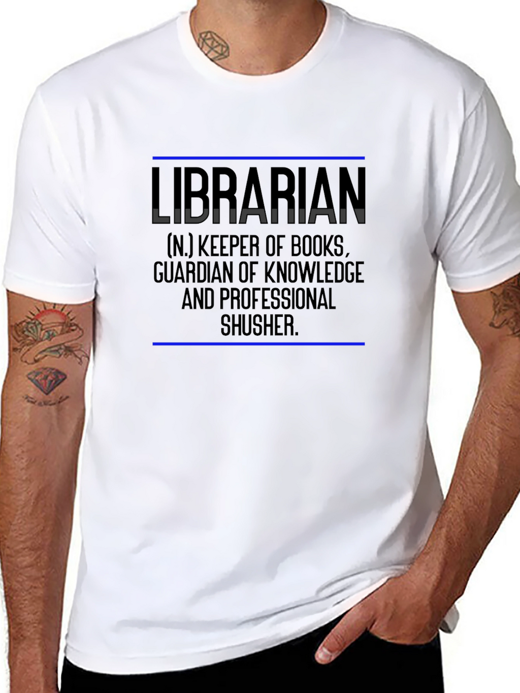 Librarian Definition Graphic T-Shirt