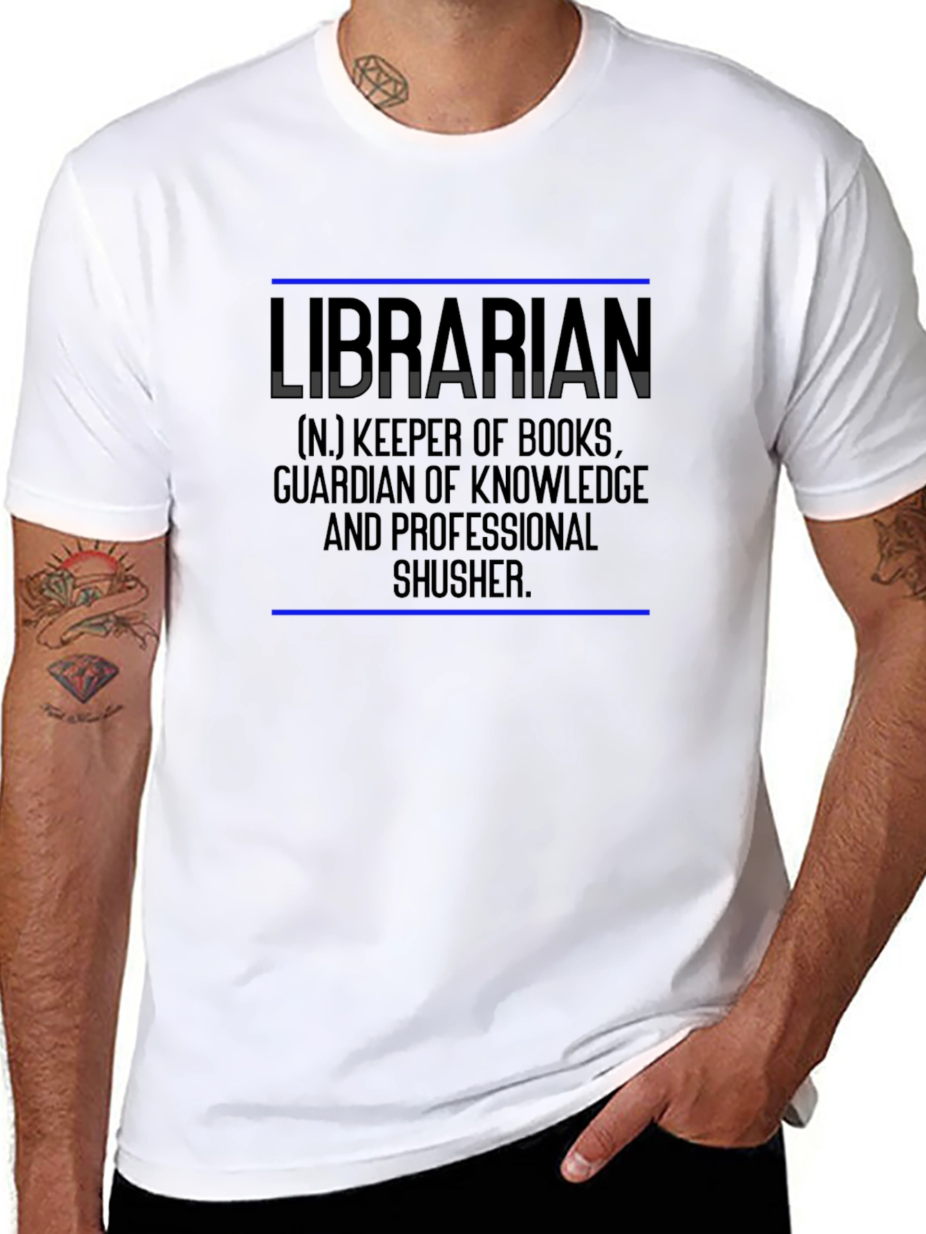 Librarian Definition Graphic T-Shirt