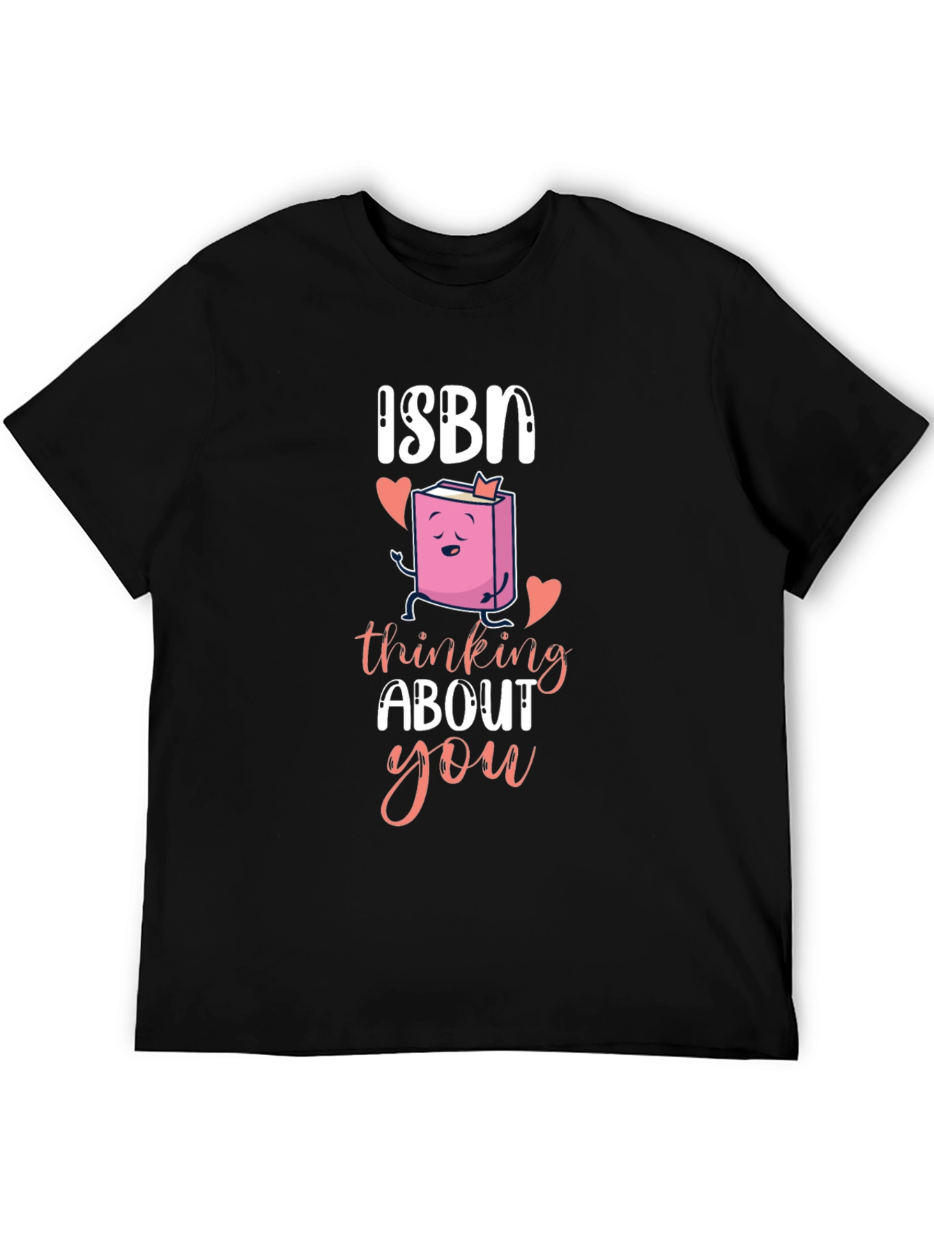 ISBN Thinking About You T-Shirt Book Lover Valentines Day