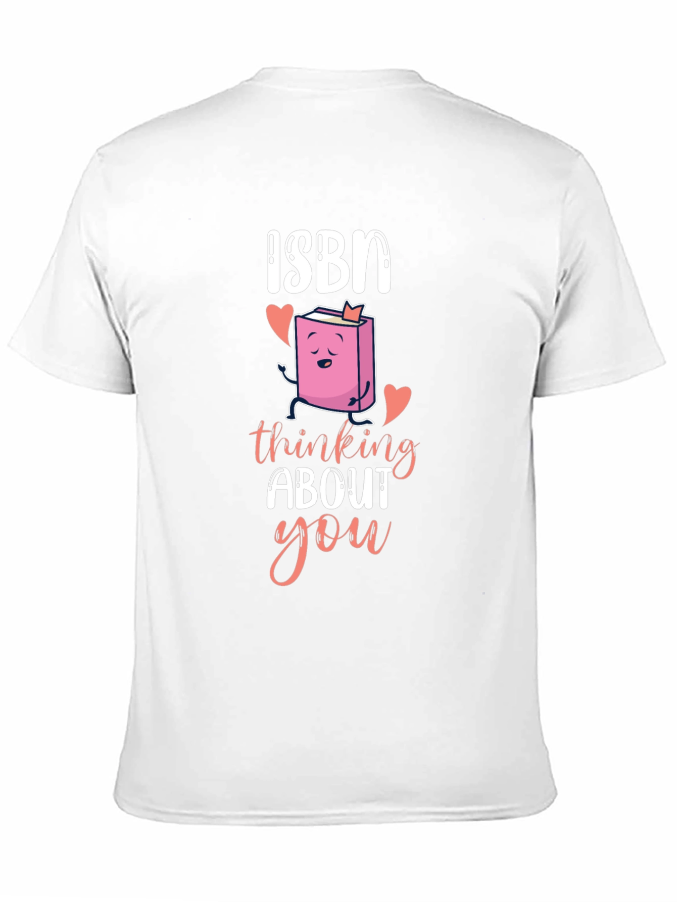 ISBN Thinking About You T-Shirt Book Lover Valentines Day