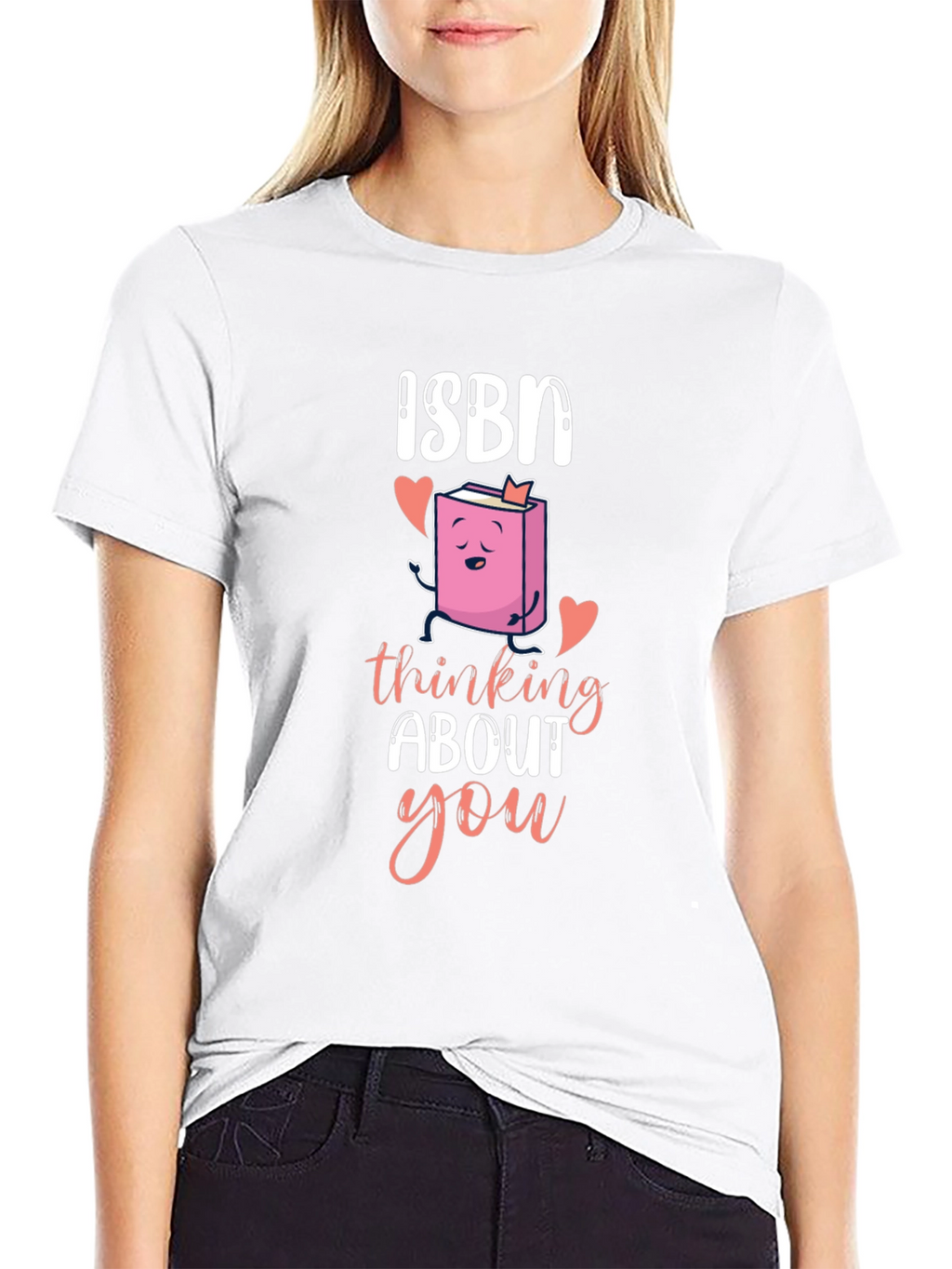 ISBN Thinking About You T-Shirt Book Lover Valentines Day