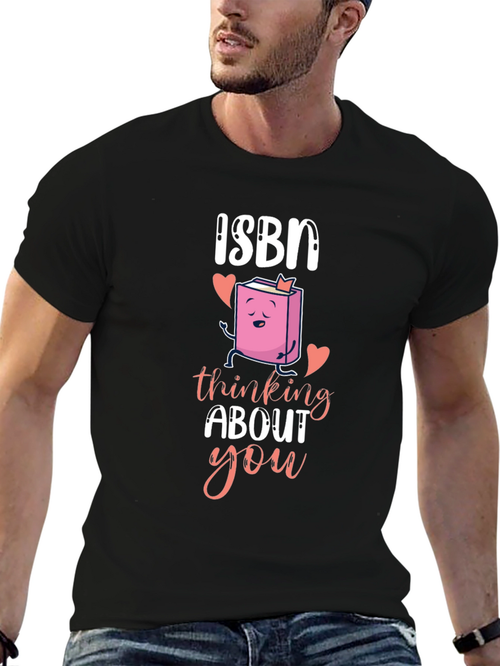 ISBN Thinking About You T-Shirt Book Lover Valentines Day