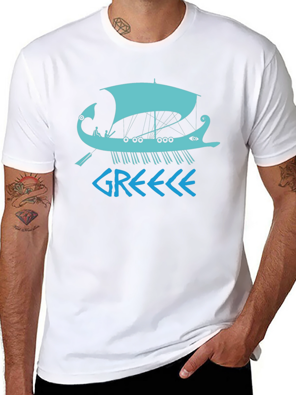 Greece Ancient Boat T-Shirt
