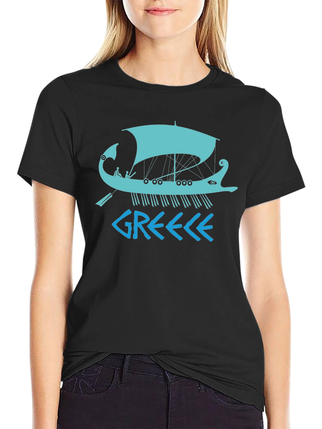 Greece Ancient Boat T-Shirt