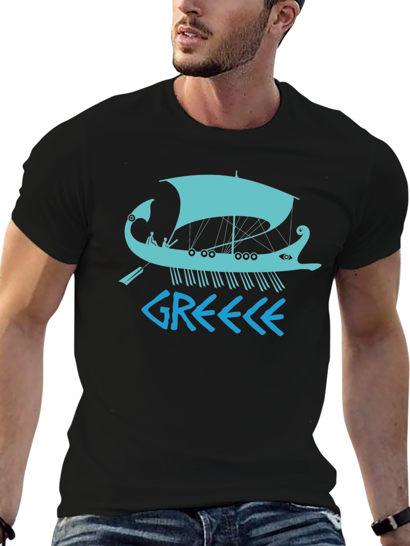 Greece Ancient Boat T-Shirt