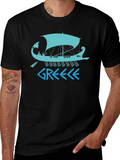 Greece Ancient Boat T-Shirt