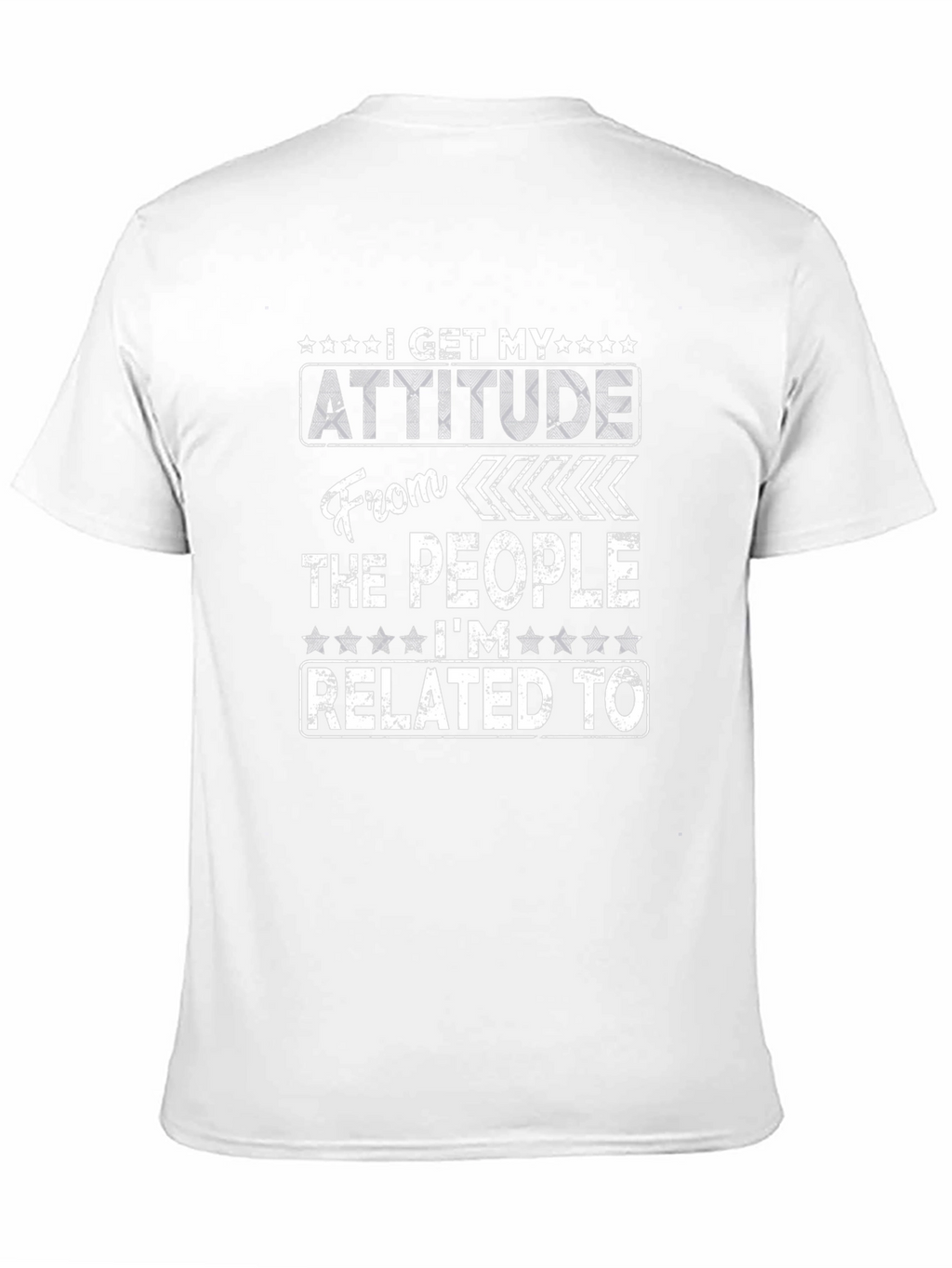 Attitude Related Funny Graphic T-Shirt