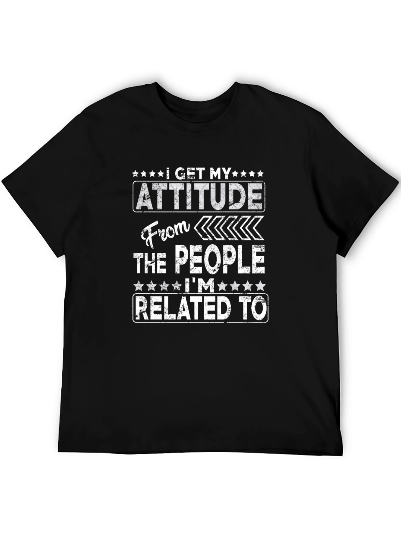 Attitude Related Funny Graphic T-Shirt