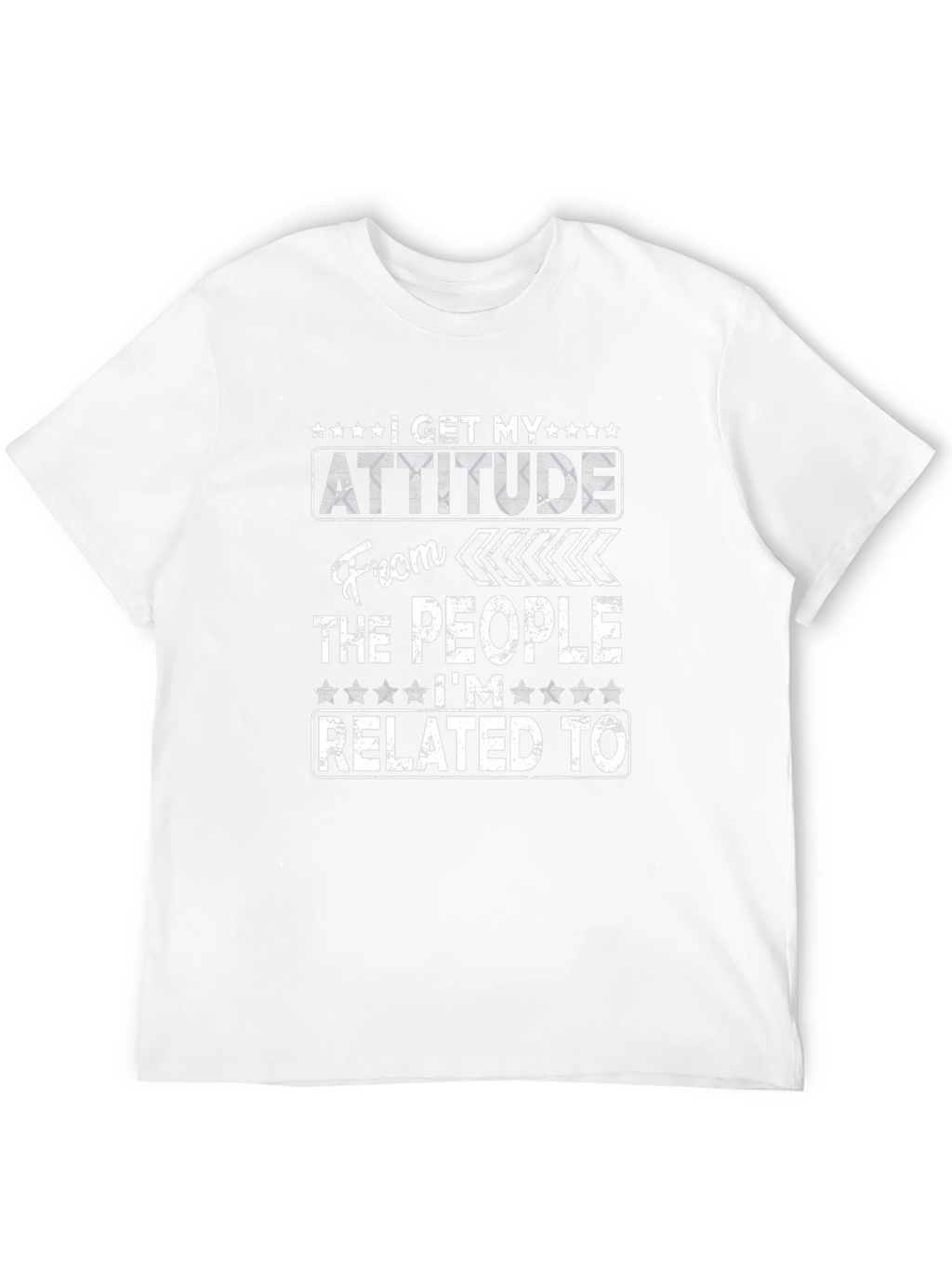 Attitude Related Funny Graphic T-Shirt