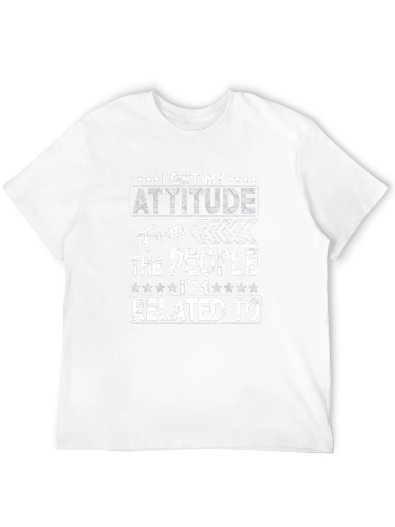 Attitude Related Funny Graphic T-Shirt