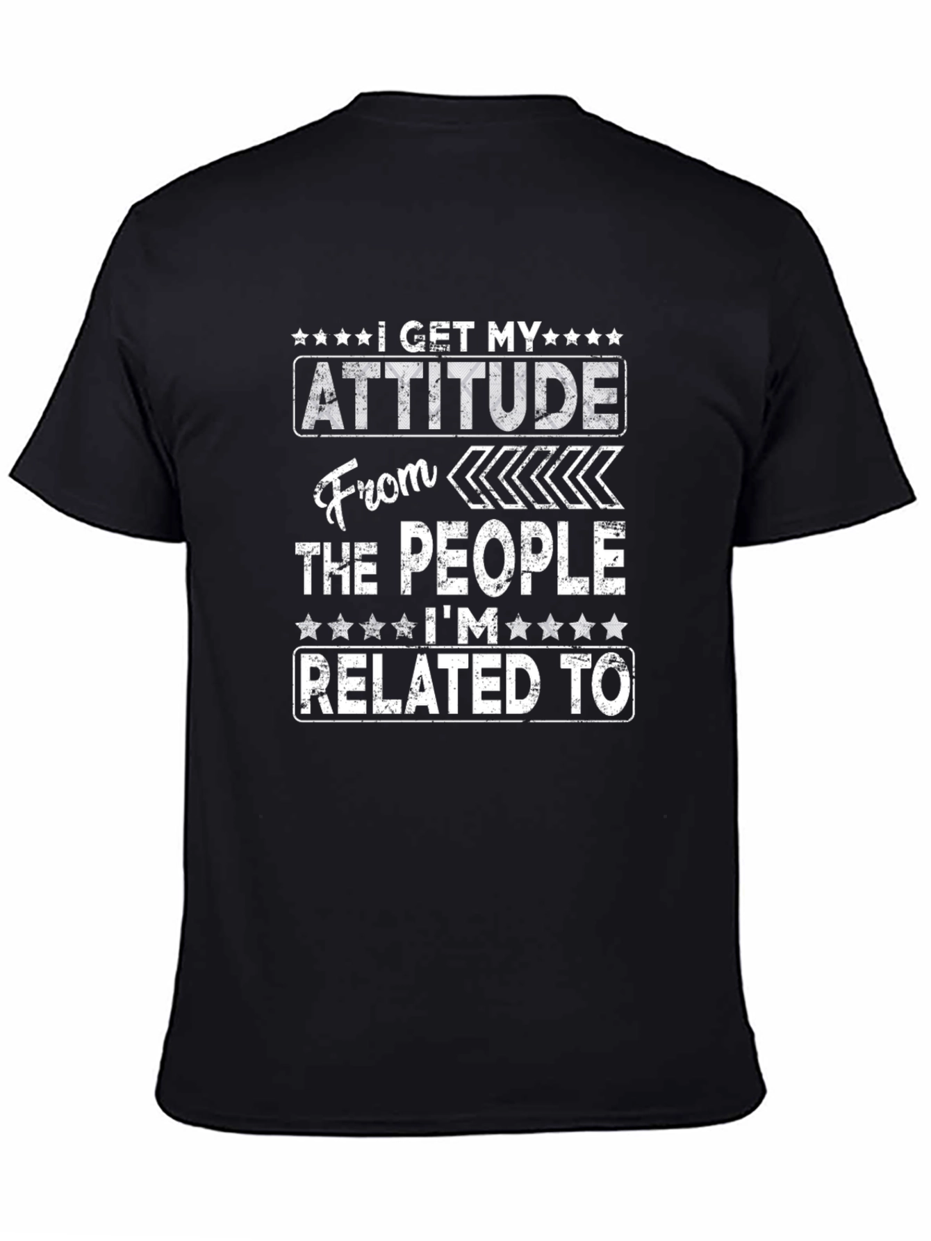 Attitude Related Funny Graphic T-Shirt