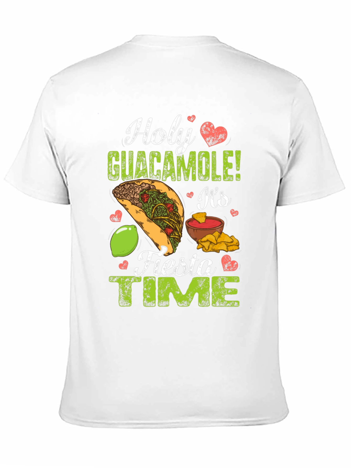 Holy Guacamole Fiesta Time Graphic T-Shirt