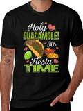 Holy Guacamole Fiesta Time Graphic T-Shirt