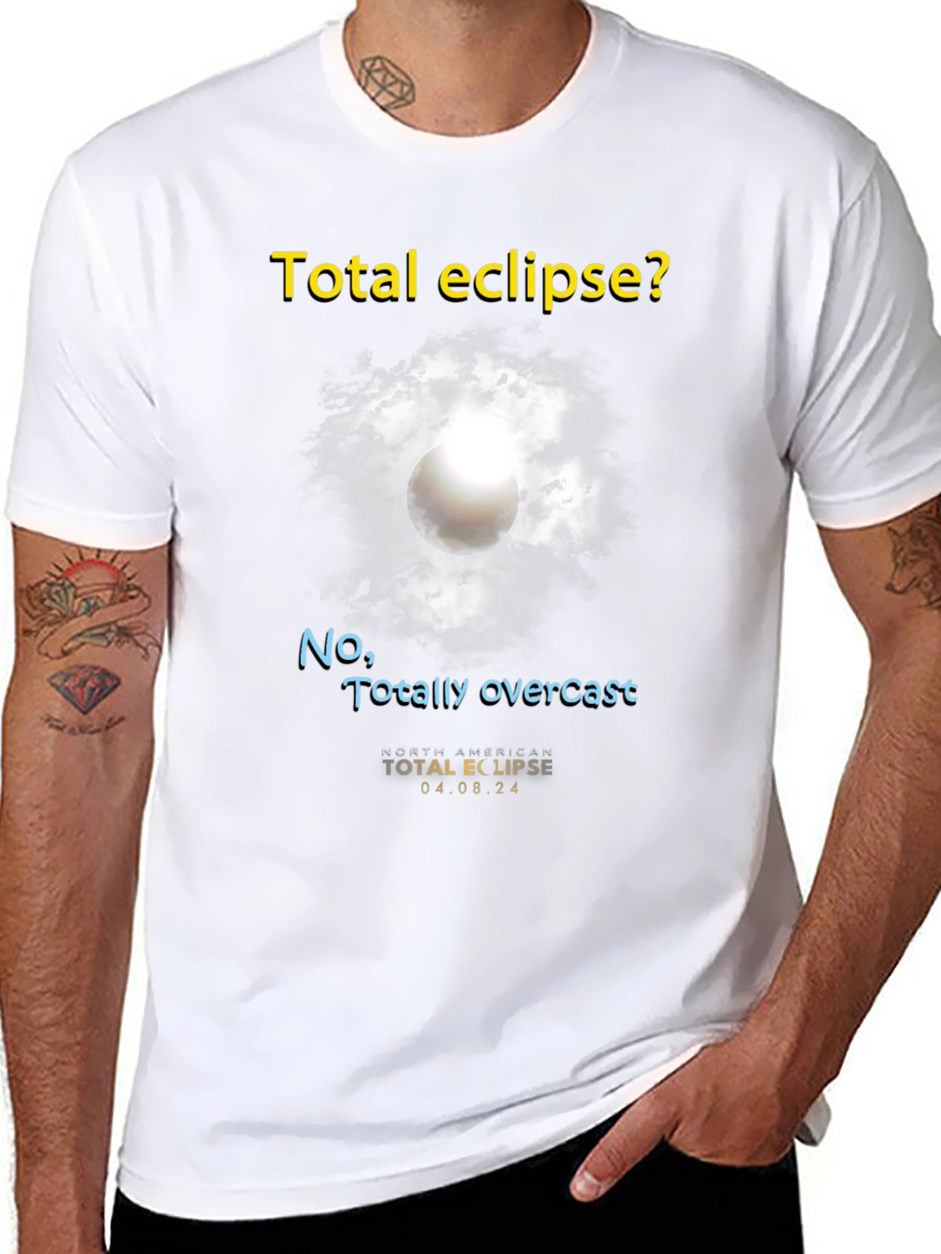 Total Eclipse? T-Shirt - Funny Overcast Eclipse Tee