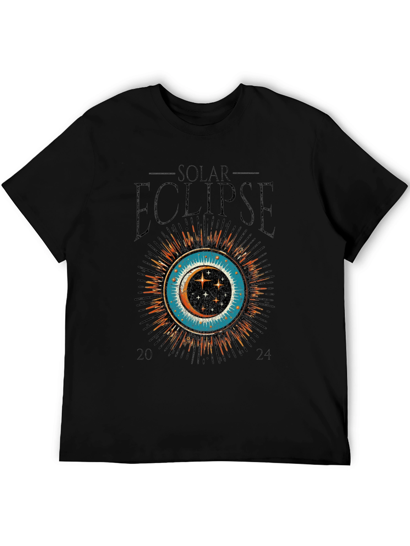Solar Eclipse 2024 Graphic Tee - Premium Cotton T-Shirt
