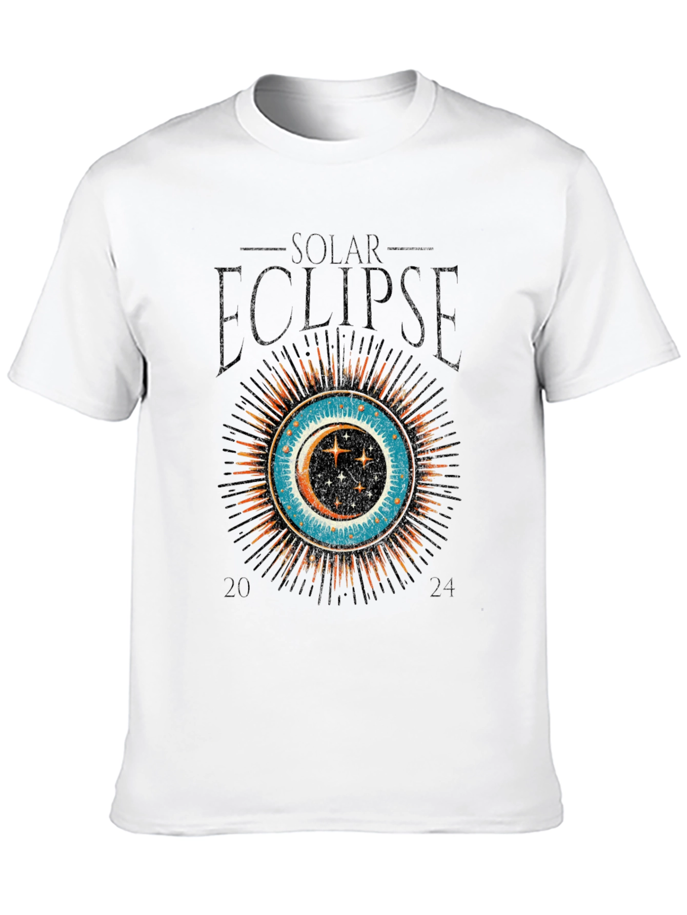 Solar Eclipse 2024 Graphic Tee - Premium Cotton T-Shirt