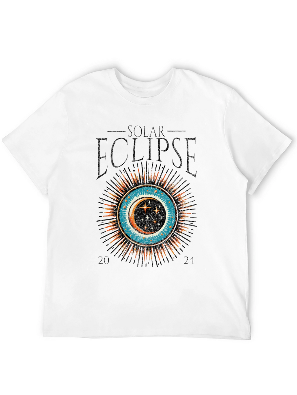 Solar Eclipse 2024 Graphic Tee - Premium Cotton T-Shirt