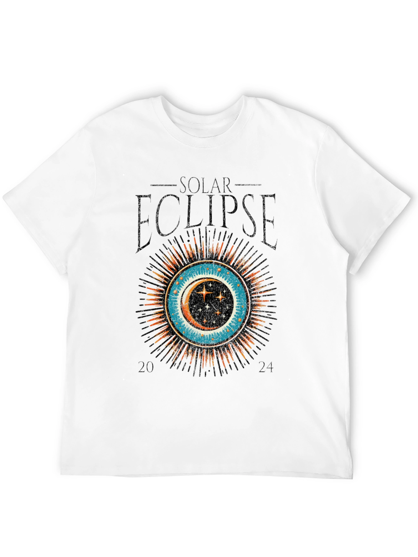 Solar Eclipse 2024 Graphic Tee - Premium Cotton T-Shirt