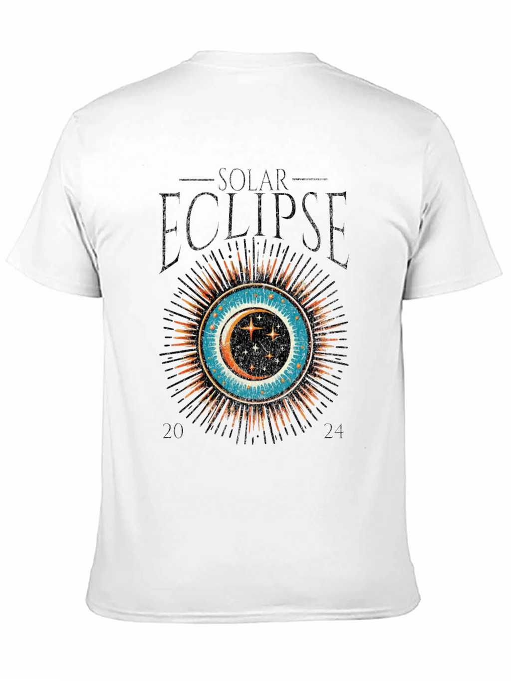 Solar Eclipse 2024 Graphic Tee - Premium Cotton T-Shirt